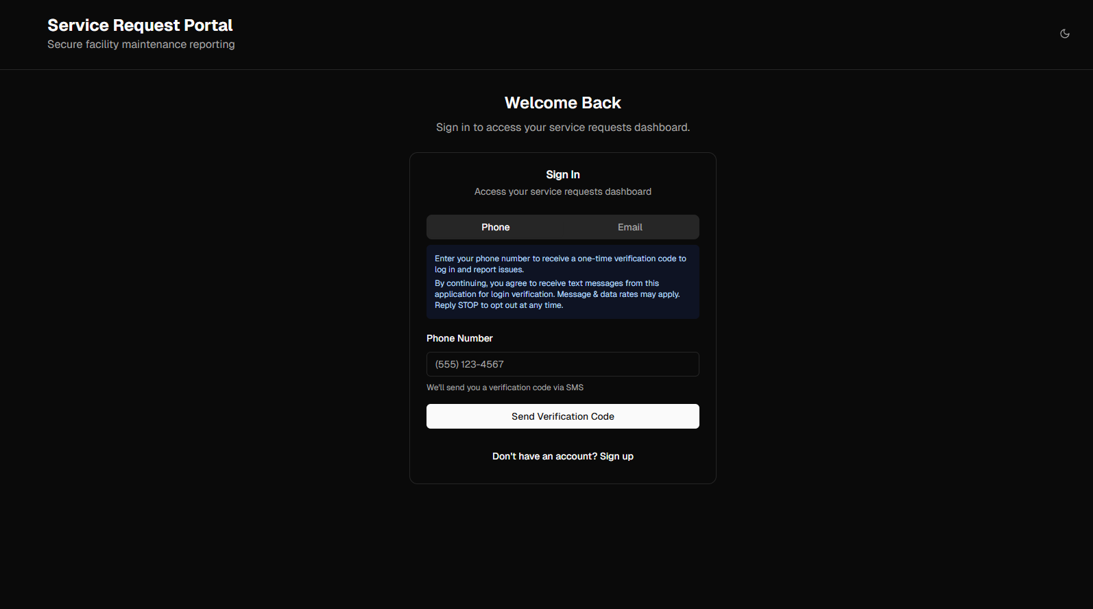 SMS Verification Process
